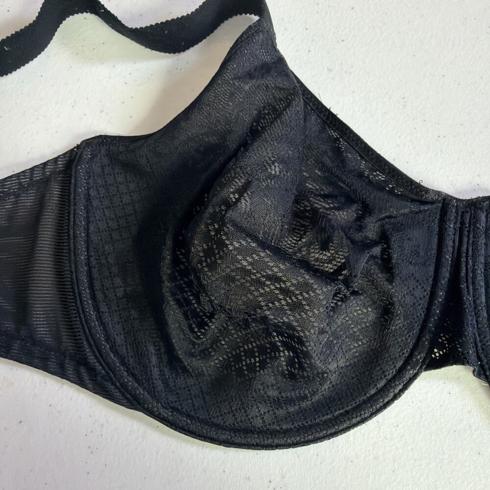 Wacoal 857210 Visual Effects Minimizer Underwire black full coverage 42DD - Picture 8 of 16